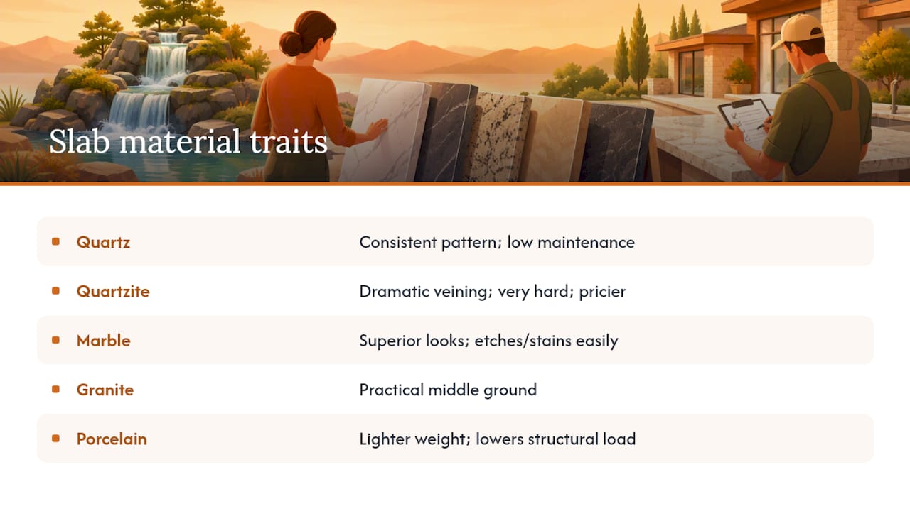 Choosing the Right Slab for the Job — overview diagram